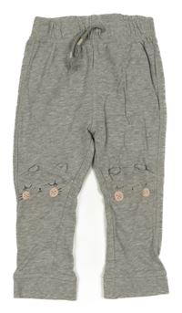 Šedé lehké tepláky s čumáky H&M