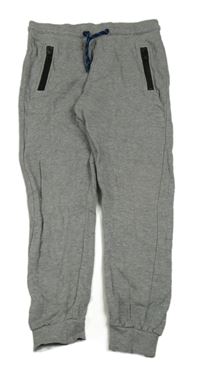 Šedé tepláky se zipem Tom Tailor