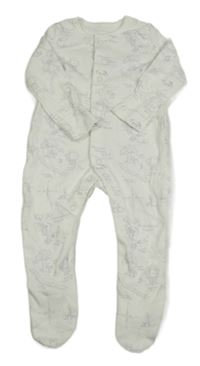 Biely overal s obrázkami George