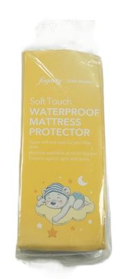 Nové - Bílé napínací voděodolné prostěradlo do postýlky