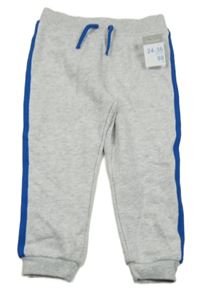 Nové - Světlešedo-modré tepláky Primark