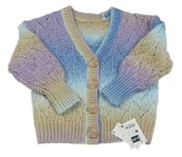 Nové - Barevný propínací svetr Dunnes