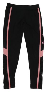 Čierno-ružové legíny Primark
