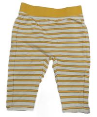 Bielo-žlté pruhované tepláky TCM