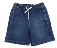 Tmavomodré rifľové kraťasy Lupilu