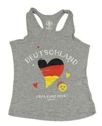 Sivý top s potiskem - Deutschland