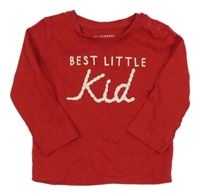 Červené tričko s nápisom Primark