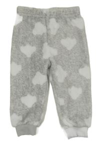 Sivé chlpaté pyžamové nohavice s mraky Primark
