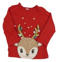 Červené triko se sobem dopodopo