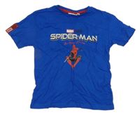 Modré tričko so Spidermanem Marvel