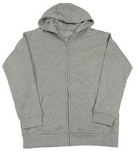 Sivá prepínaci mikina s kapucňou Primark