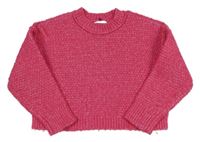 Ružový melírovaný sveter Matalan