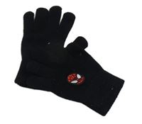 Černé prstové rukavice se Spidermanem 