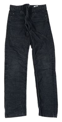 Tmavomodré manšestrové kalhoty Alive