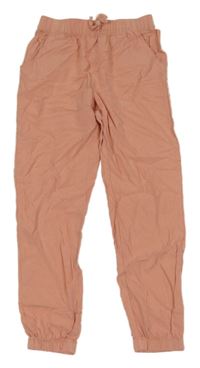 Ružové voľné é nohavice H&M