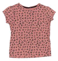 Ružovo-sivé vzorované tričko Primark