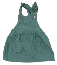 Zelené menšestrové šaty s čipkou Carrémnt Beau