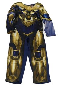 Kostým - Modro-zlatý overal - hrdina Marvel