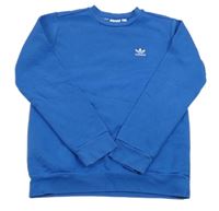 Modrá mikina s logem Adidas 