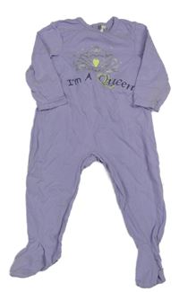 Lila overal s nápisem 