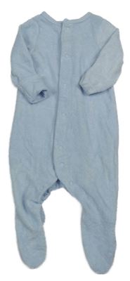 Svetlomodrý froté overal Mothercare