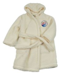 Nový - Smetanový huňatý župan s Annou a Elsou George