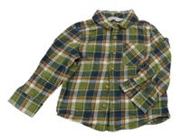 Barevná kostkovaná flanelová košile Primark