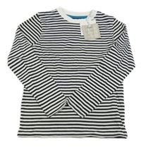 Nové - Černo-bílé pruhované triko Primark