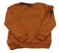 Hrdzavá mikina s vreckom George