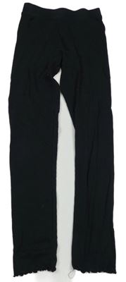 Čierne rebrované legíny Primark