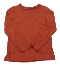 Hrdzavé tričko H&M