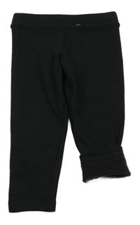 Čierne zateplené legíny Primark