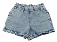 Svetlomodré rifľové voľné é kraťasy Destination