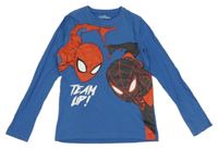 Modré triko se Spider-manem C&A