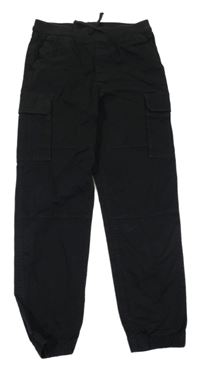 Černé cargo cuff rifle H&M
