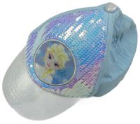 Světlemodrá kšiltovka s Elsou a flitry Disney 