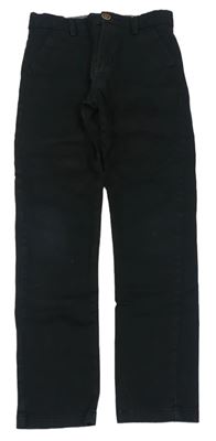 Černé chino slim fit kalhoty Next