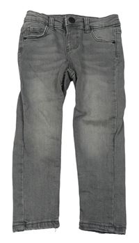 Sivé skinny teplákové rifle Denim Co.