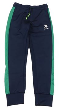 Tmavomodro/zelené sportovní tepláky logem - IRELAND St. Bernard