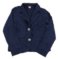 Tmavomodré teplákové sako La-V