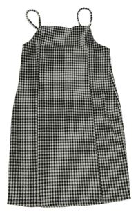 Čierno-biele vzorované šaty PRIMARK