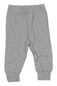 Šedé melírované tepláky