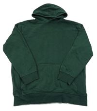 Smaragdová mikina s kapsou a kapucí George