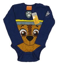 Nové - tmavomodré body s PAW PATROL - Rubble nickelodeon