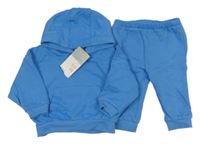 Nové - 2Set - Modrá mikina s kapsou a kapucí + tepláky PRIMARK