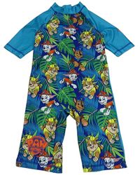 Safírovo-modrozelený UV overal s Paw Patrol George