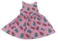 Ružové bavlnené šaty so Shimmer a Shine