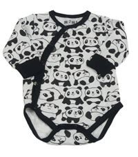 Bílé body s pandami