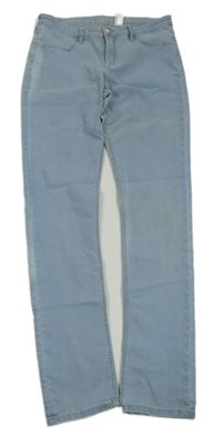 Světlemodré skinny fit rifle H&M