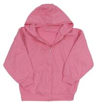 Ružová prepínaci mikina s kapucňou Tu